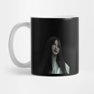 Beautiful girl, so beautiful. Picture is slightly sloppy and with pixelation. But what important - is here. Mug